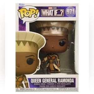 Funko POP Marvel What if? Queen General Ramonda Toy.